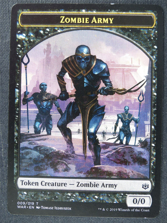 Zombie Army 009/019 Token - Mtg Magic Cards #1Q9