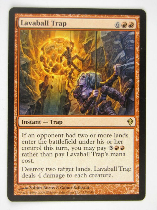 Mtg - LAVABALL TRAP - Played Rare