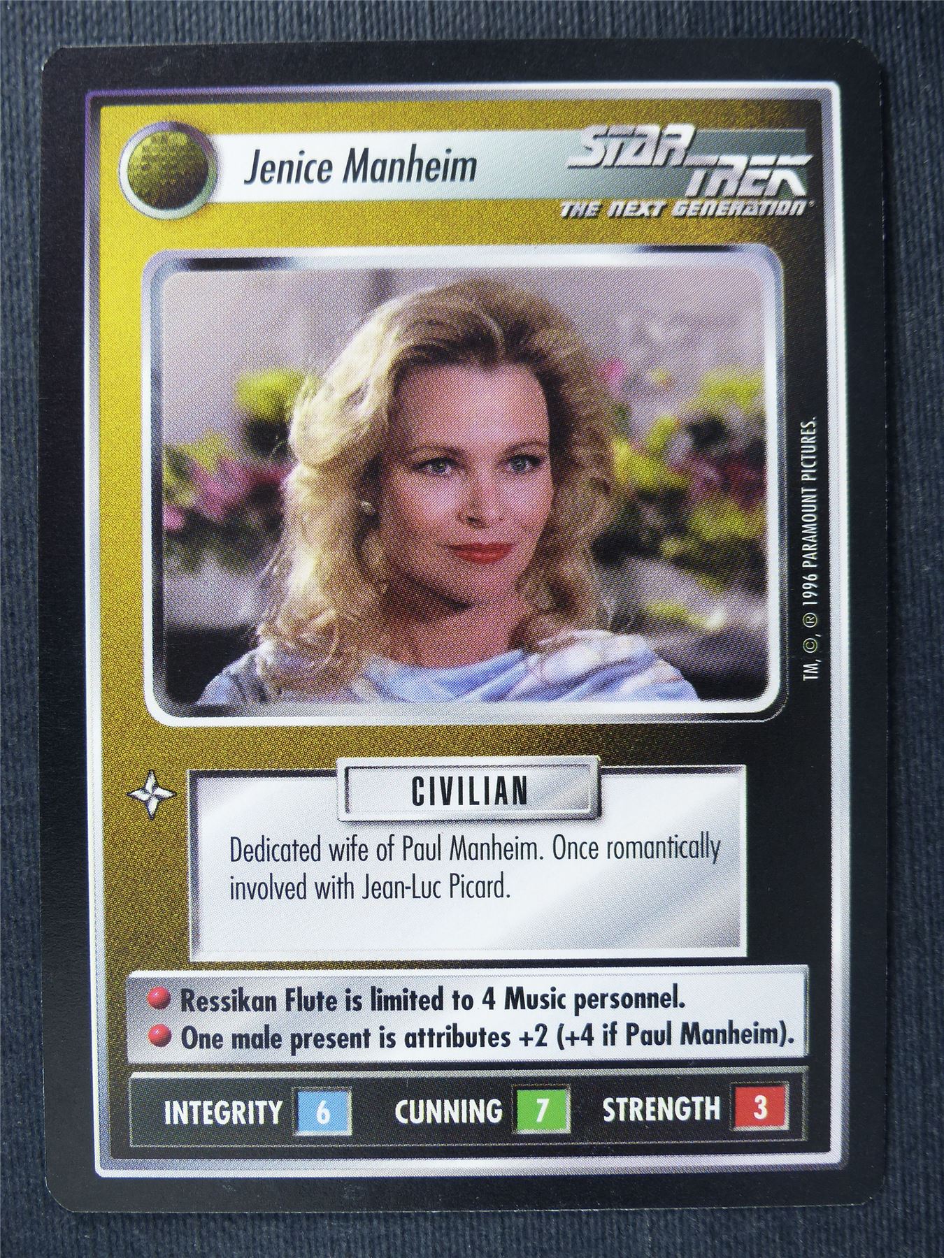 Jenice Manheim - NG - Star Trek Cards #15R