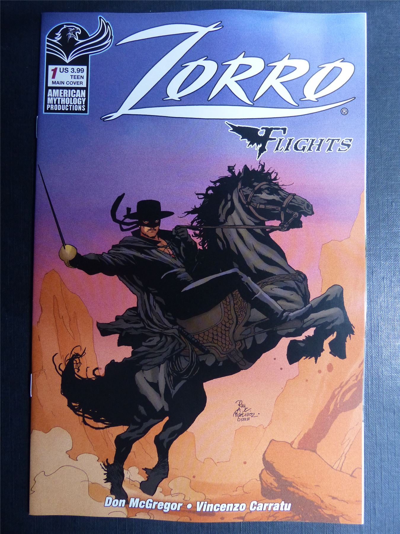 ZORRO: Flights #1 - Oct 2021 - Mythology Comics #18B