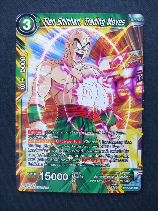Tien Shinhan Trading Moves - Dragon Ball Super Cards #9X