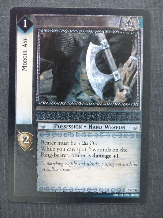 Morgul Axe 7 C 186 - LotR Cards #NY