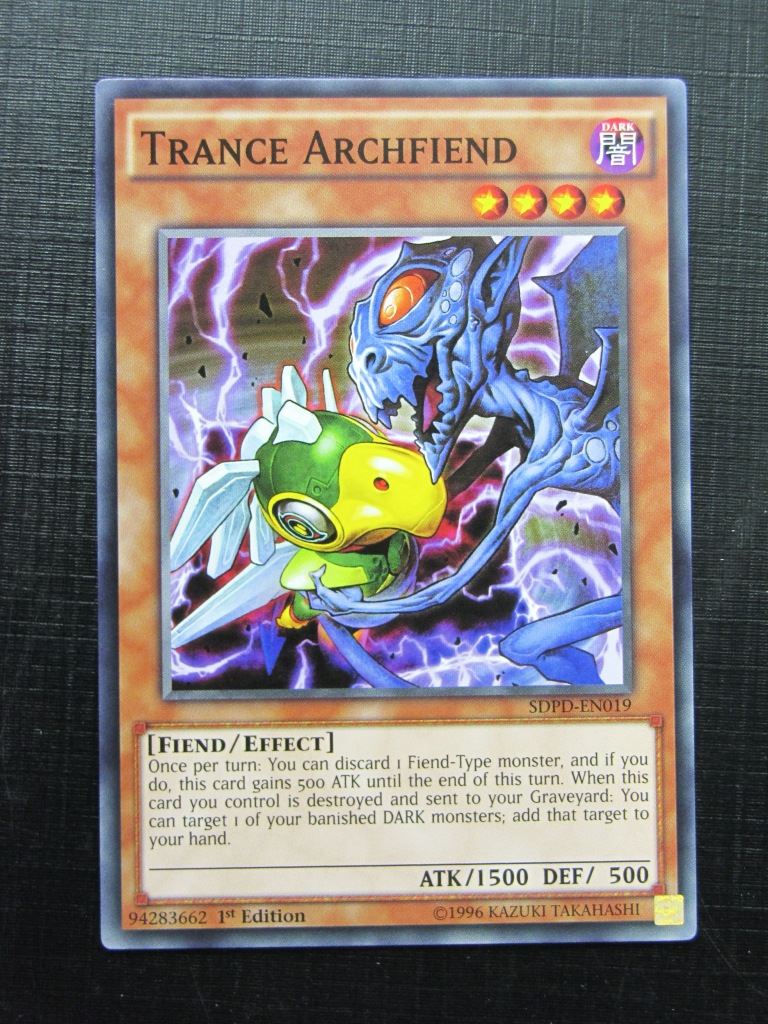 Yugioh Cards: TRANCE ARCHFIEND SDPD # B4