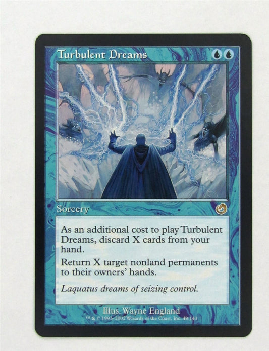 Mtg - TURBULENT DREAMS - Played Rare