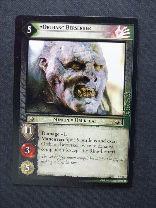 Orthanc Berserker 3 R 66 - LotR Cards #3A