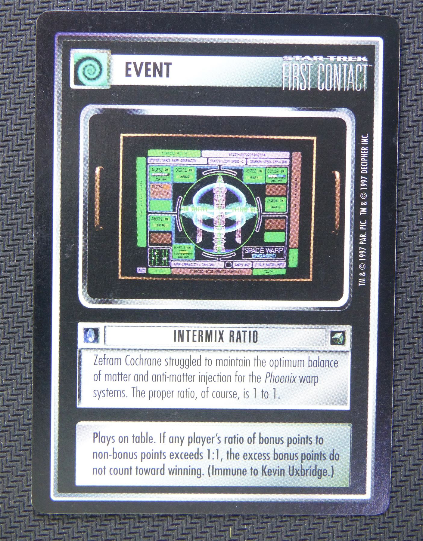 Event Intermix Ratio - Star Trek CCG First Contact #557