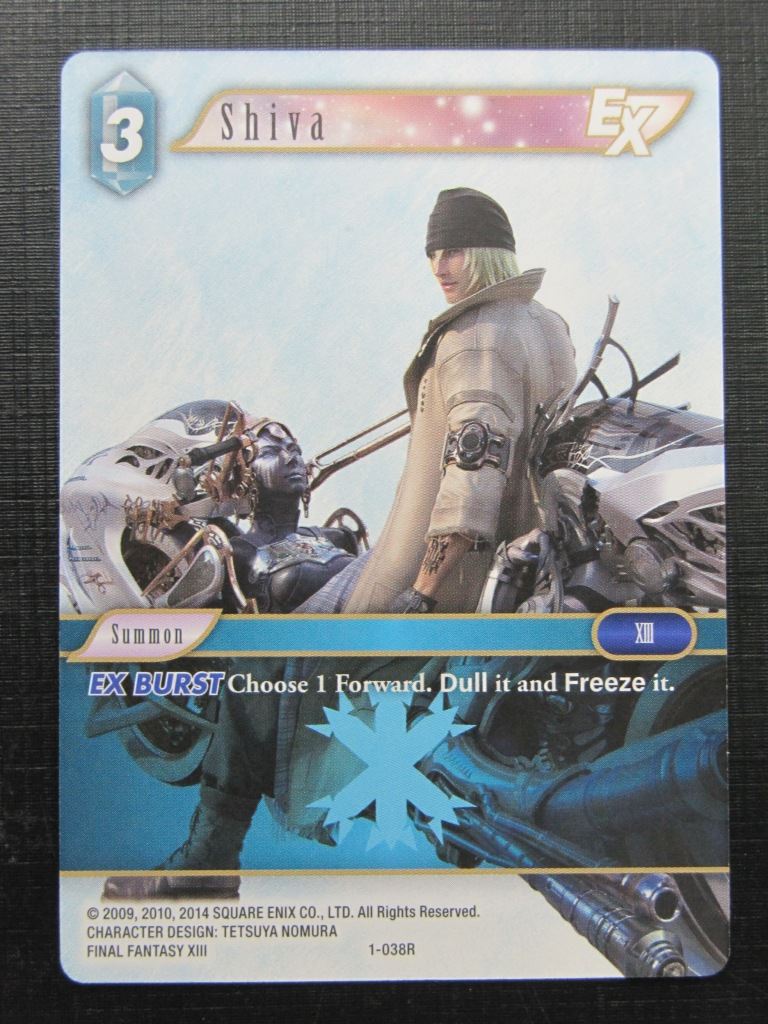 Final Fantasy Cards: SHIVA 1-038R # 1I56