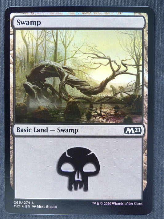 Swamp 266/274 M21 Foil - Mtg Magic Cards #RF