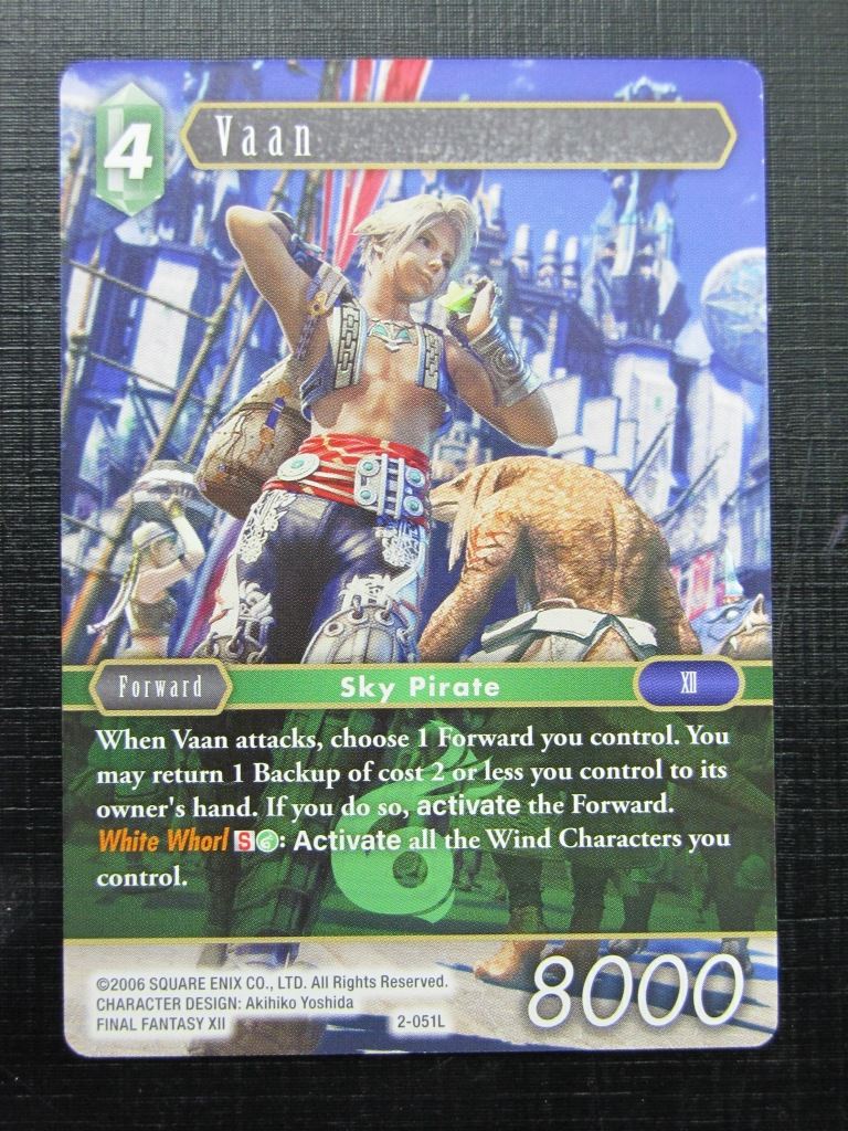 Final Fantasy Cards: VAAN 2-051L # 29H92