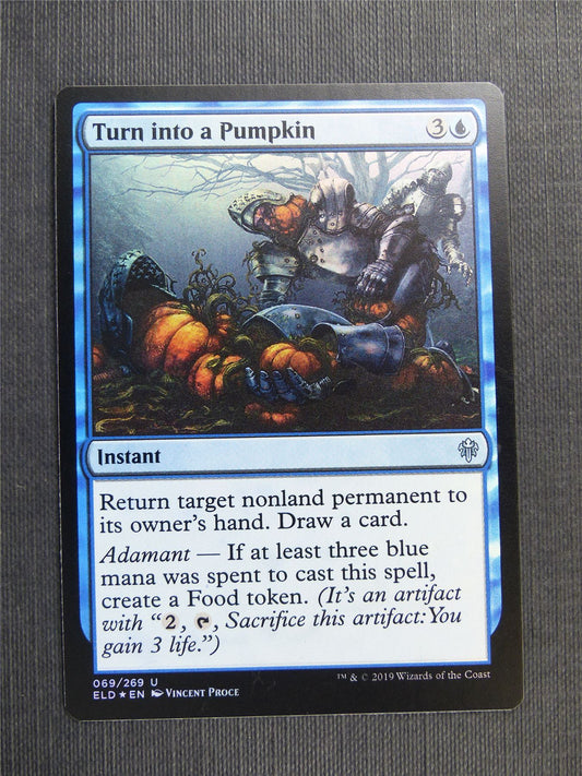 Turn into a Pumpkin Foil - Mtg Magic Cards #49M