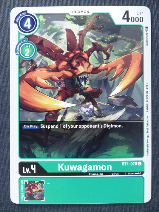 Kuwagamon BT1-070 U - Digimon Cards #R2