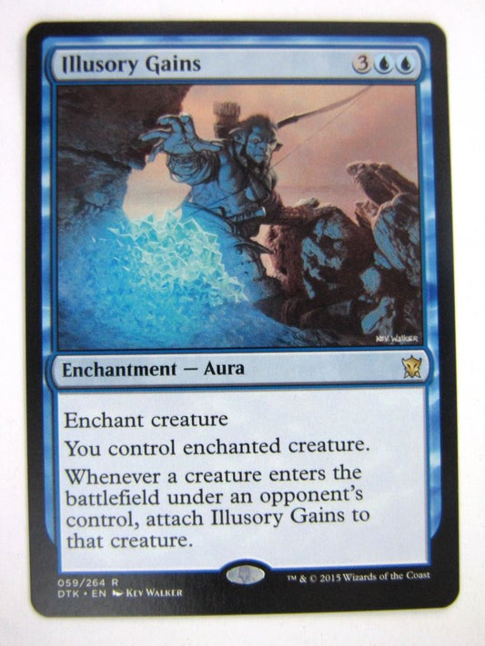 MTG Magic Cards: ILLUSORY GAINS # 4E33