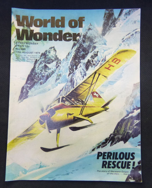 World Of Wonder Comic - Issue 230 - 17 Aug 1974 #KZ