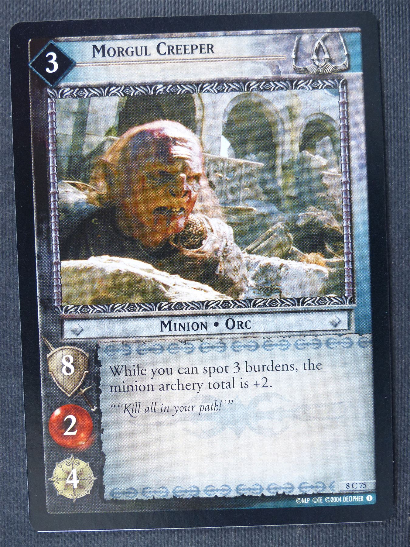 Morgul Creeper 8 C 75 - LotR Cards #3KN