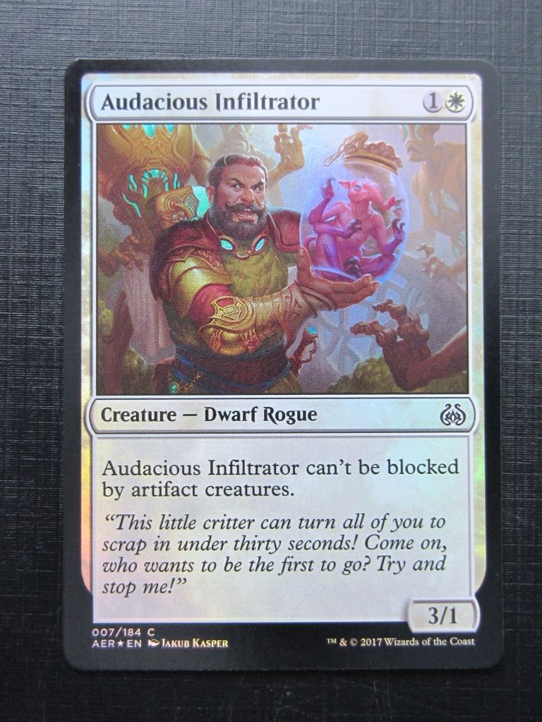 MTG Magic Cards: AUDACIOUS INFILTRATOR FOIL # 23G79