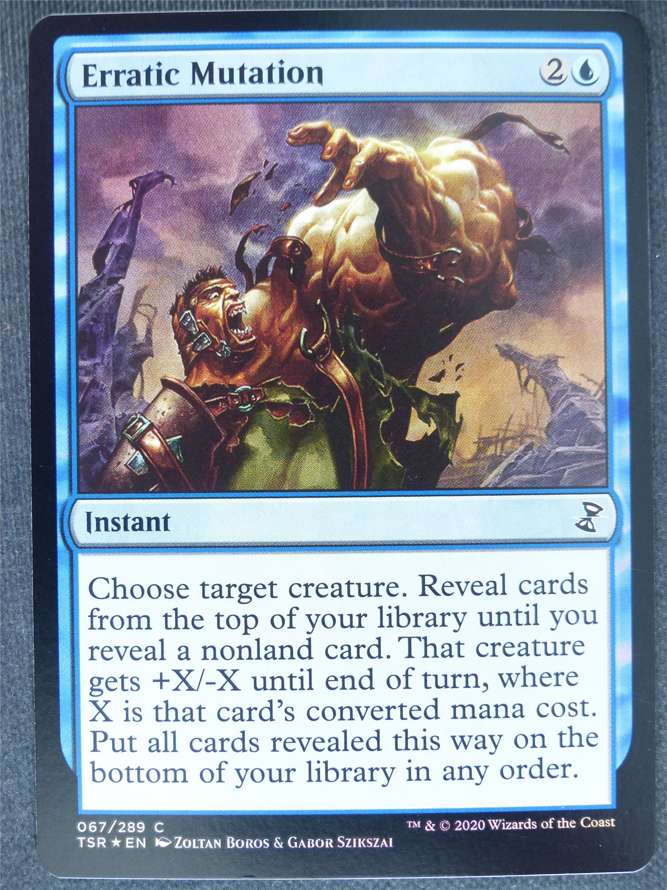Erratic Mutation Foil - Remastered - Mtg Magic Cards #Q9