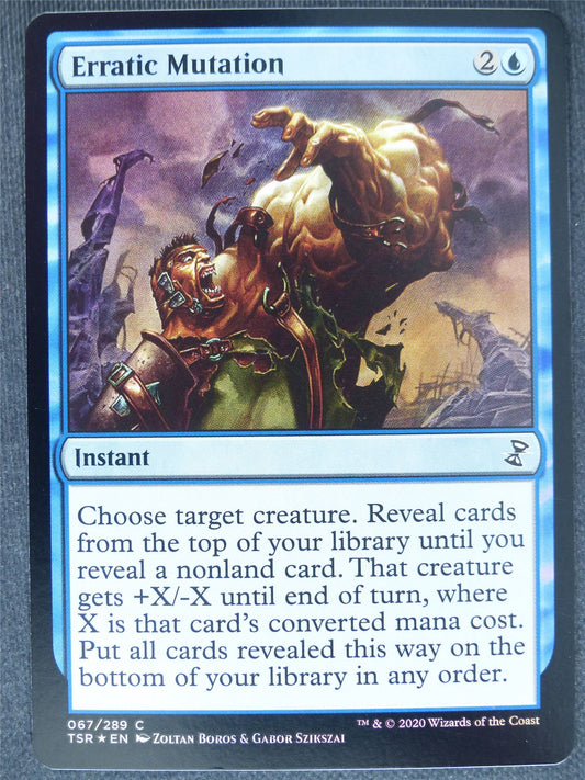 Erratic Mutation Foil - Remastered - Mtg Magic Cards #Q9