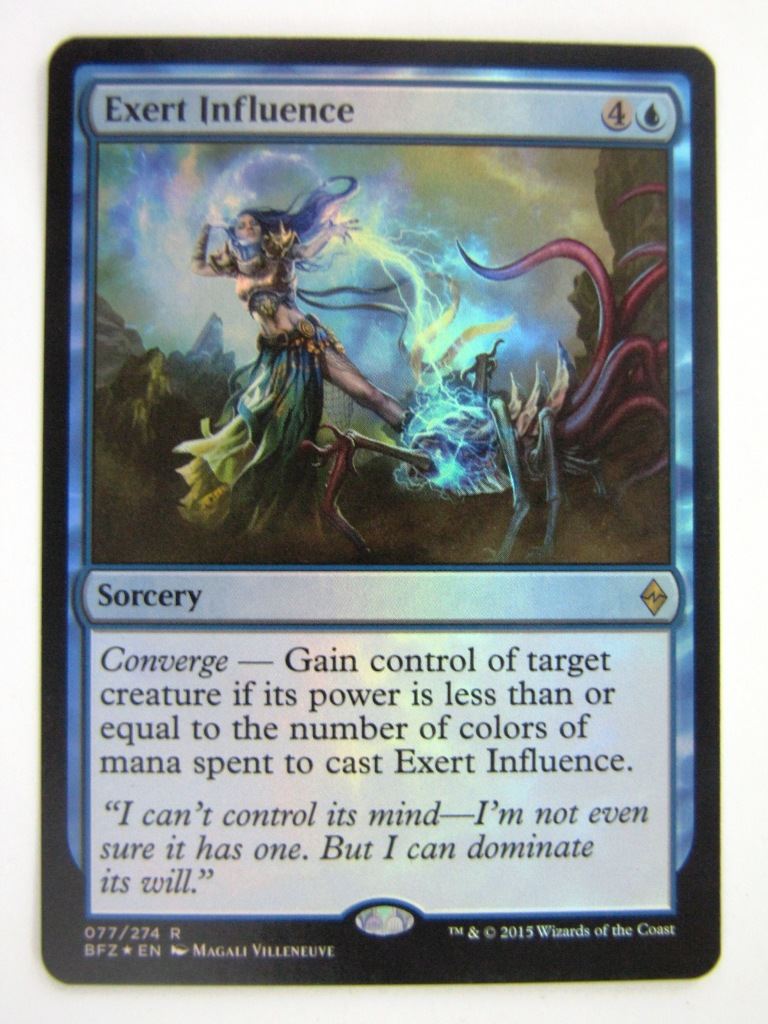 MTG Magic Cards: EXERT INFLUENCE FOIL # 4E38