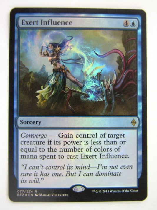 MTG Magic Cards: EXERT INFLUENCE FOIL # 4E38