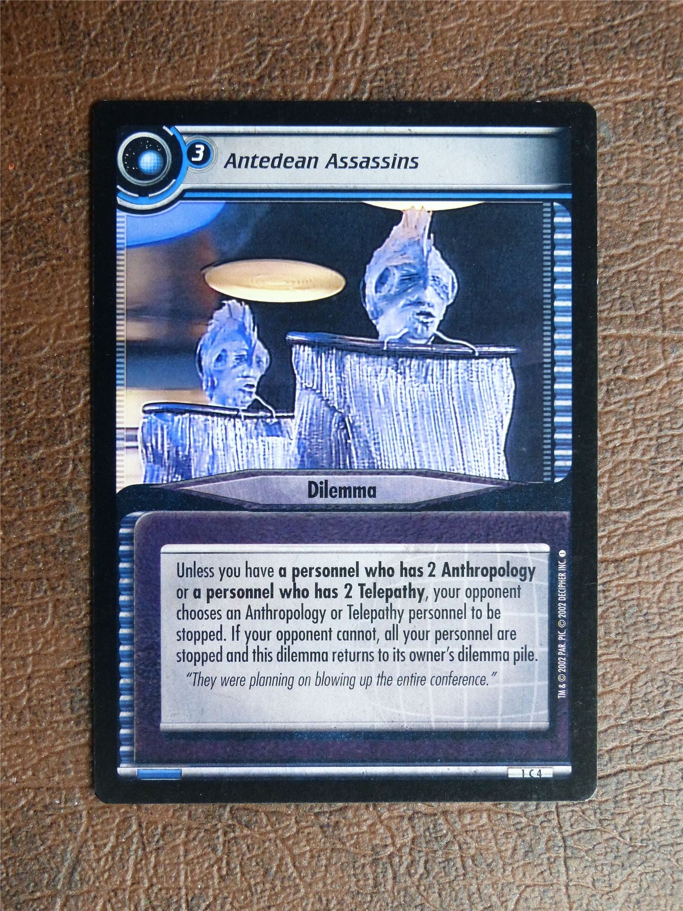 Antedean Assassins - Star Trek CCG TCG Card #YP