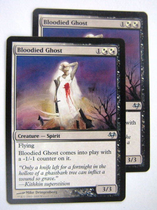 MTG Magic Played Cards: BLOODIED GHOST x2 # 8A50