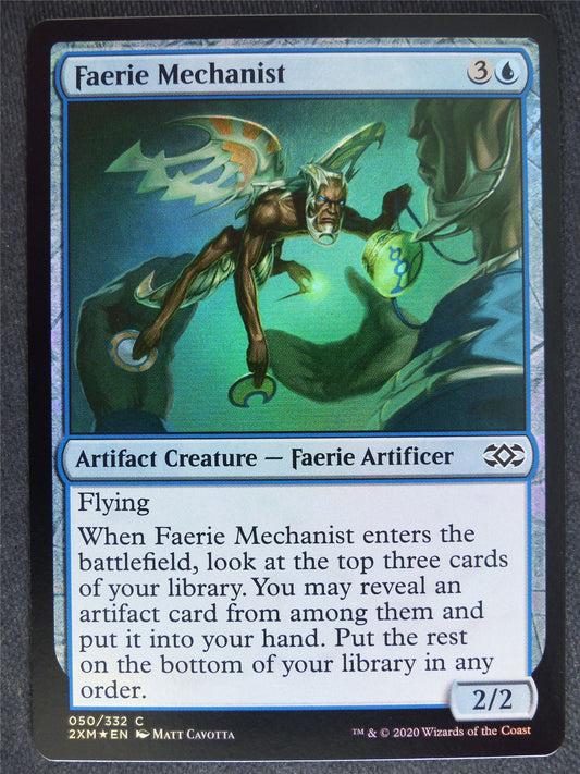 Faerie Mechanist Foil - Double Masters - Mtg Magic Cards #2F