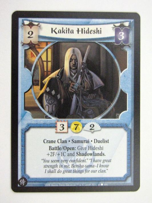 Vintage L5R Cards: KAKITA HIDESHI # 27G59