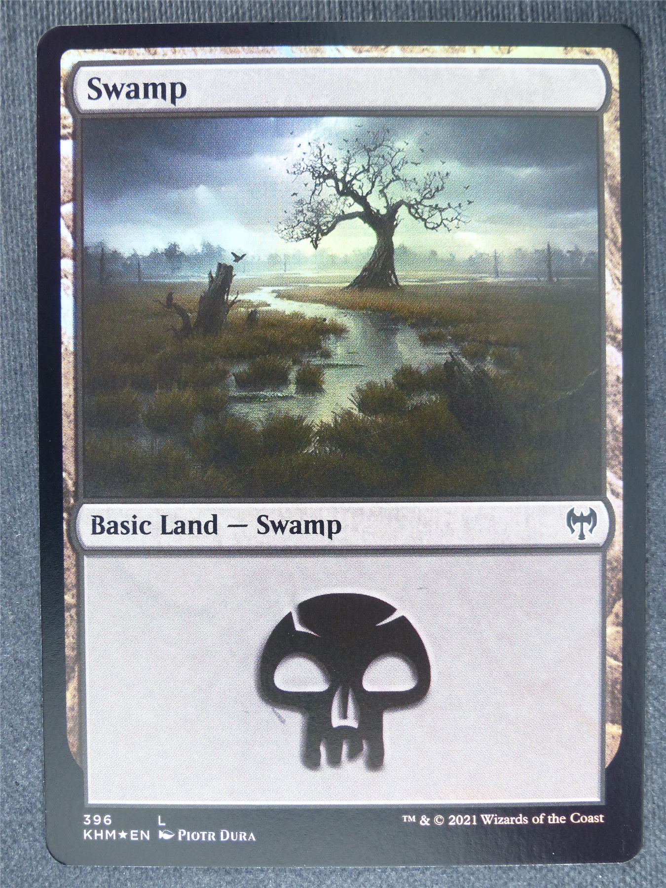 Swamp 396 Foil Mint - Mtg Magic Cards #3Y