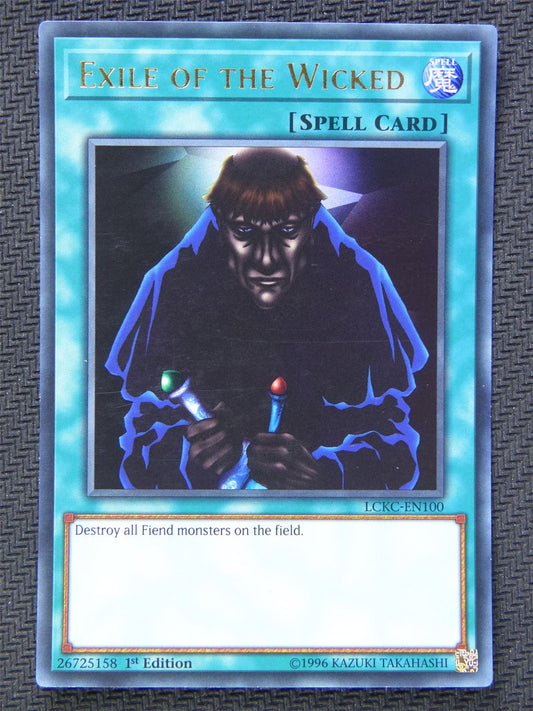 Exile of the Wicked LCKC - Ultra Rare - Yugioh Card #5SK