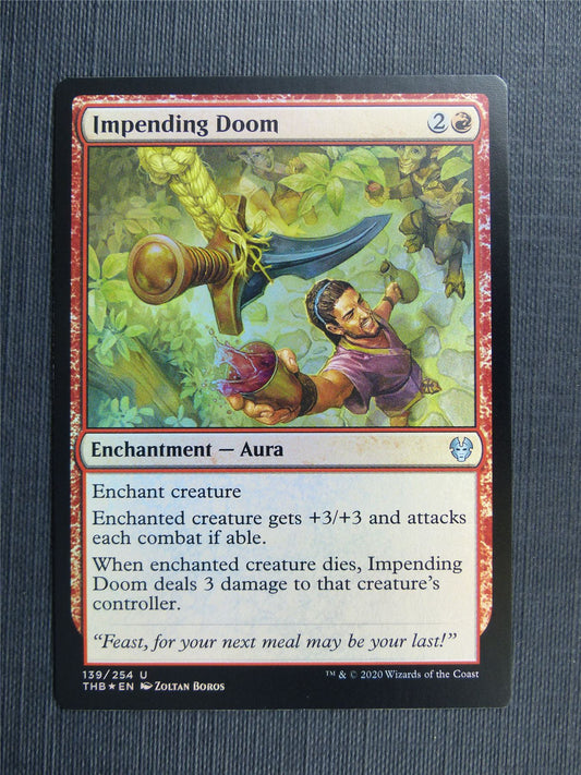 Impending Doom Foil - Theros Collector Ed - Mtg Magic Cards #3KV
