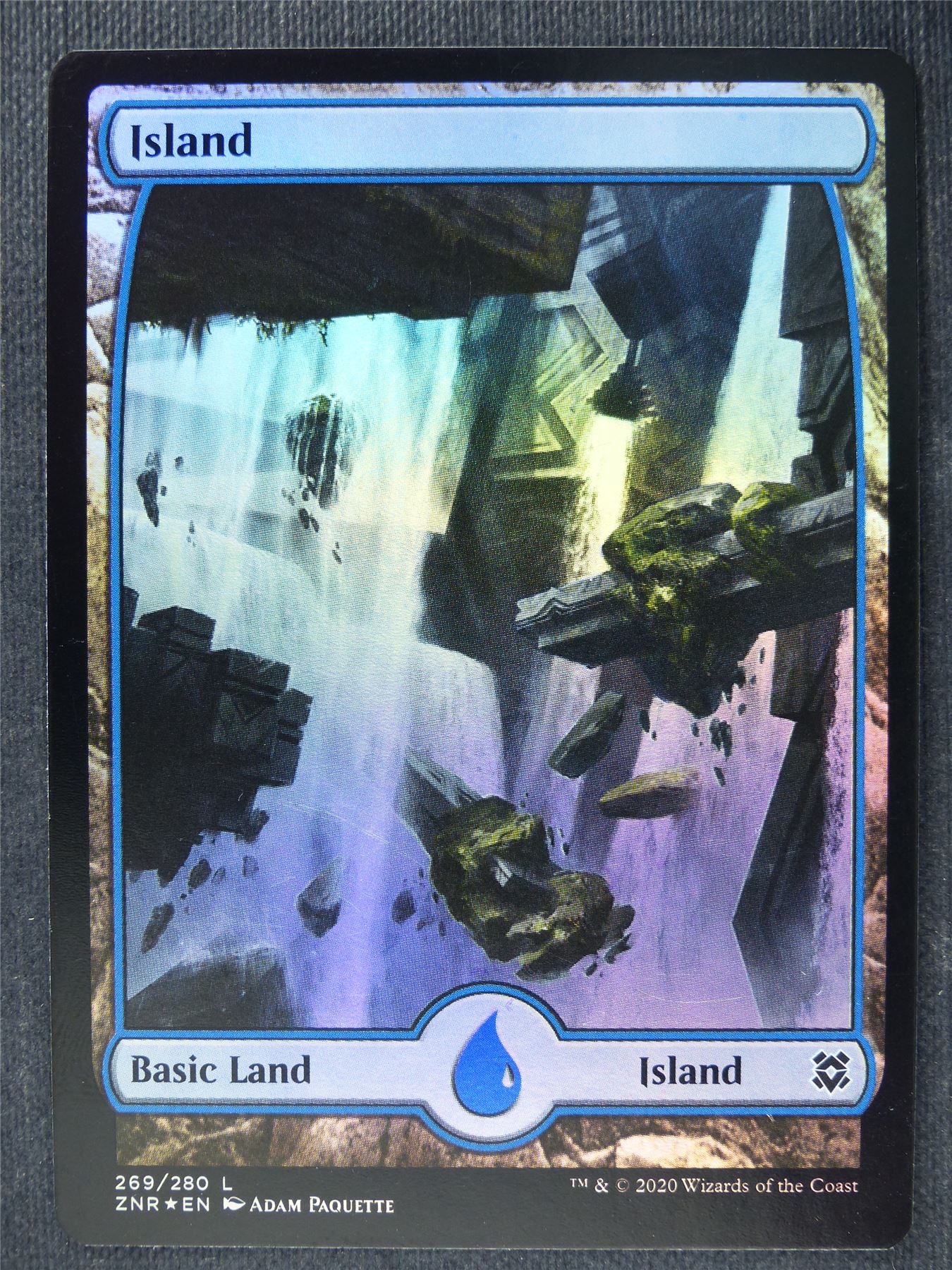 Island 269/280 Full Art Foil - Mtg Magic Cards #PB