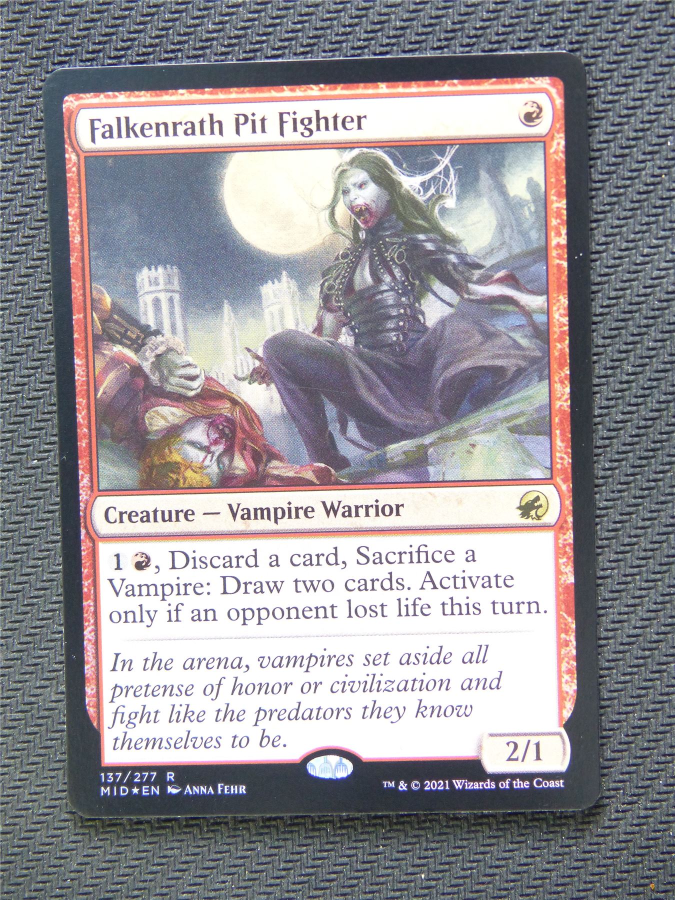 Falkenrath Pit Fighter Foil - Innistrad - Mtg Card #3HV
