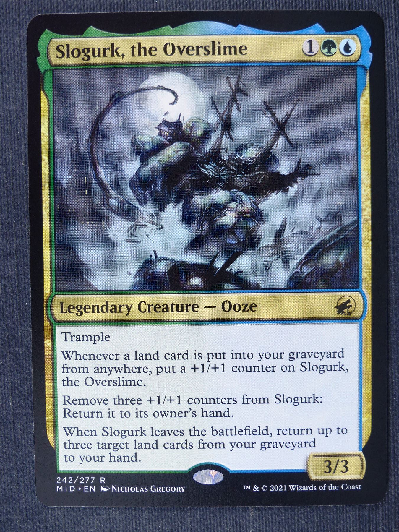 Slogurk The Overslime - MID - Mtg Cards #3R8