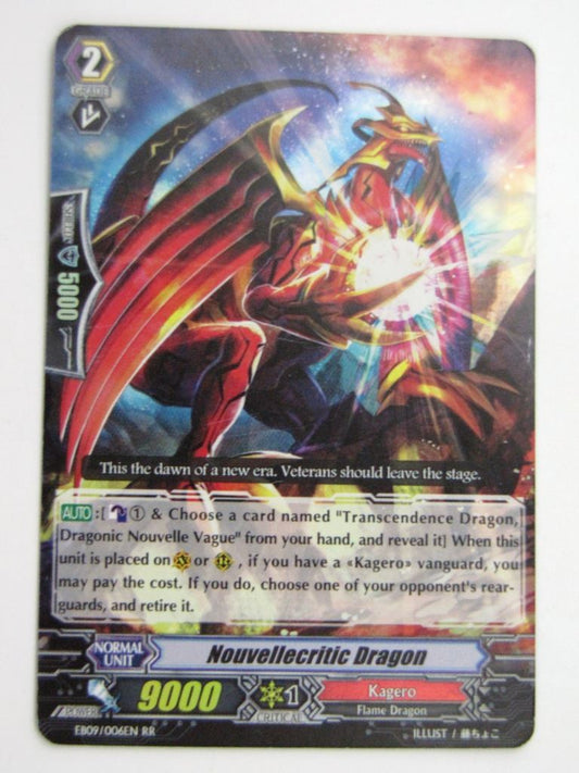 Vanguard Cards: NOUVELLECRITIC DRAGON EB09 RR # F37