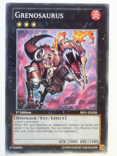 YU-GI-OH yugioh CCG - GRENOSAURUS BP01