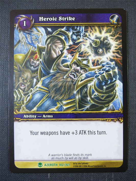 Heroic Strike 142/361 - WoW Card #1CO