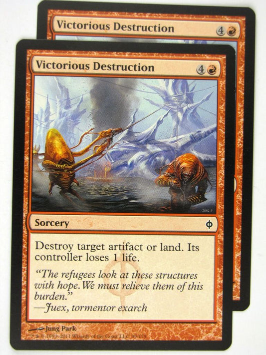 MTG Magic: the Gathering Cards: VICTORIOUS DESTRUCTION x2: NPH