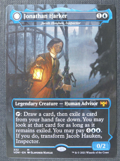 Jonathan Harker Showcase art - Crimson Vow - Mtg Card #2DL