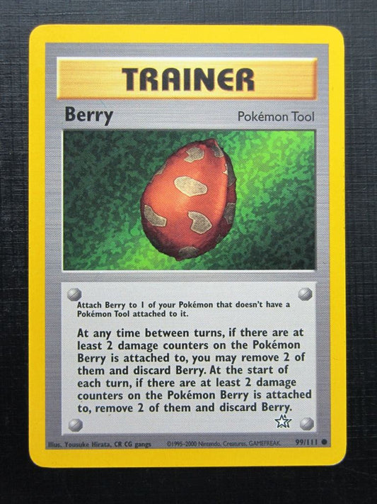 Pokemon Cards: BERRY 99/111 # 2H39