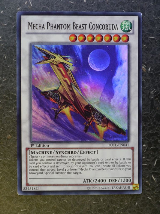 Yugioh Cards: MECHA PHANTOM BEAST CONCORUDA SUPER RARE # 8E99