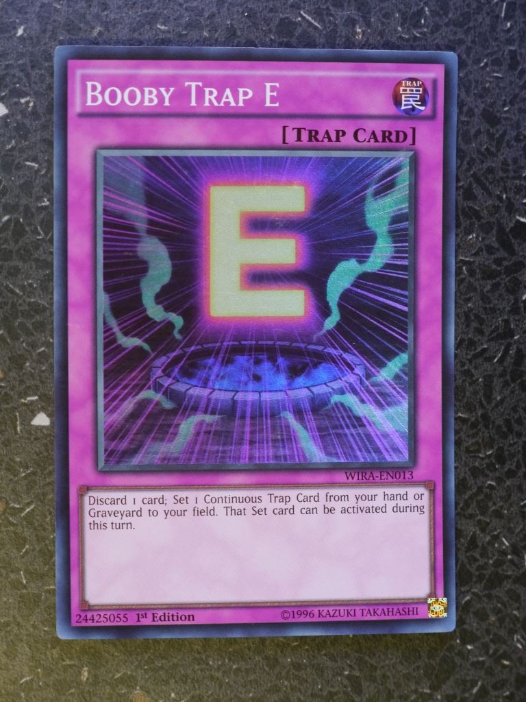 Yugioh Cards: BOOBY TRAP E WTRA SUPER RARE # 3E92