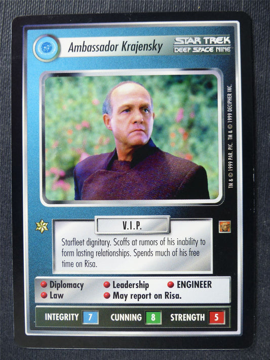Ambassador Krajensky - DS9 - Star Trek Card #4VL