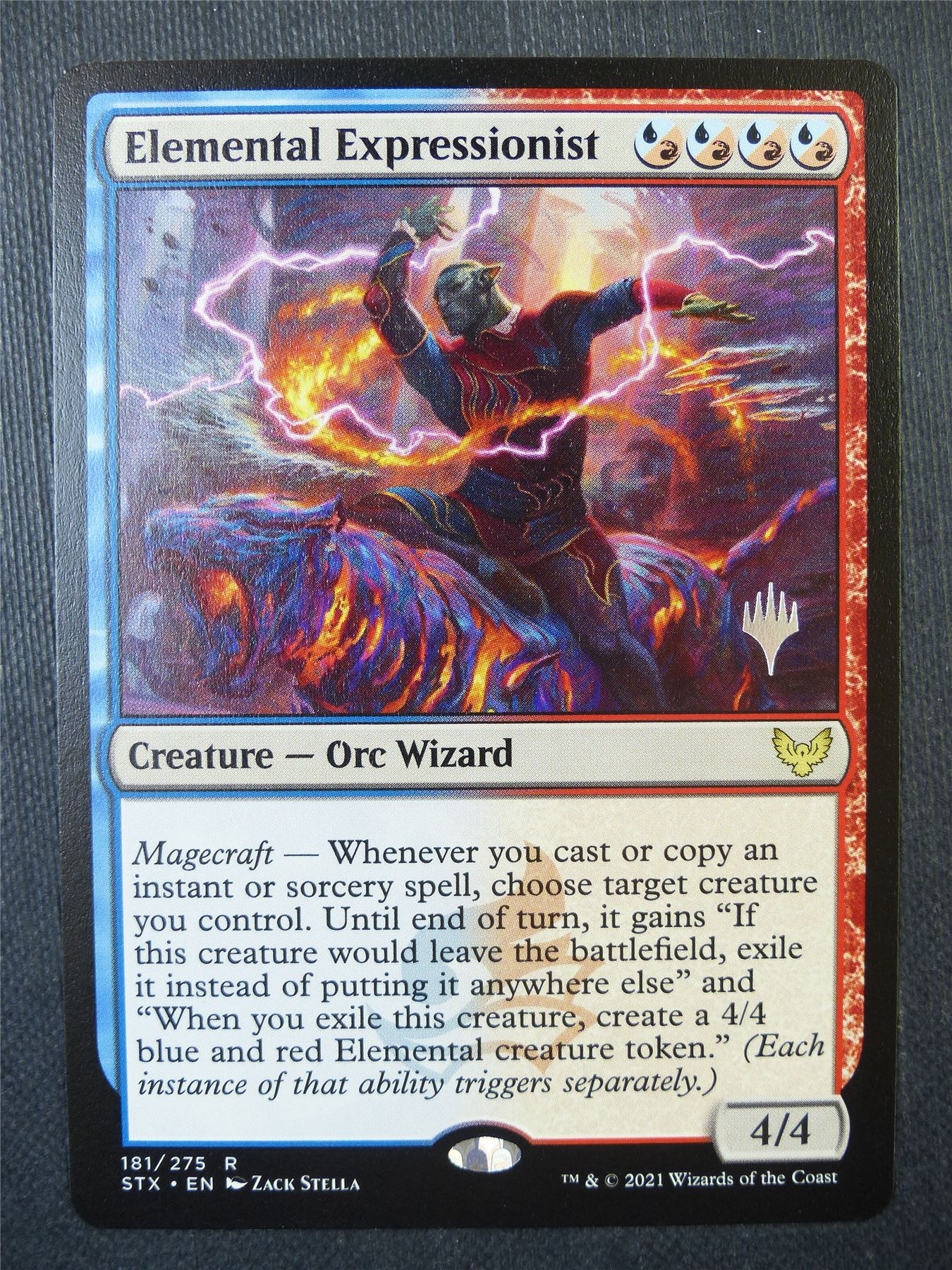 Elemental Expressionist promo stamped - Mtg Card #8D2