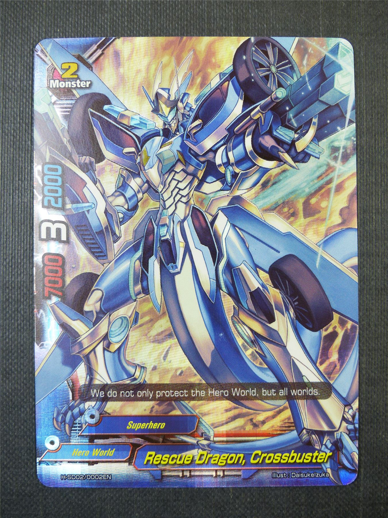 Rescue Dragon Crossbuster - Buddyfight Card #A5W