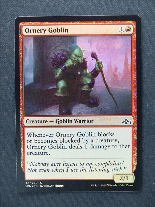 Ornery Goblin Foil - Mtg Magic Cards #QU