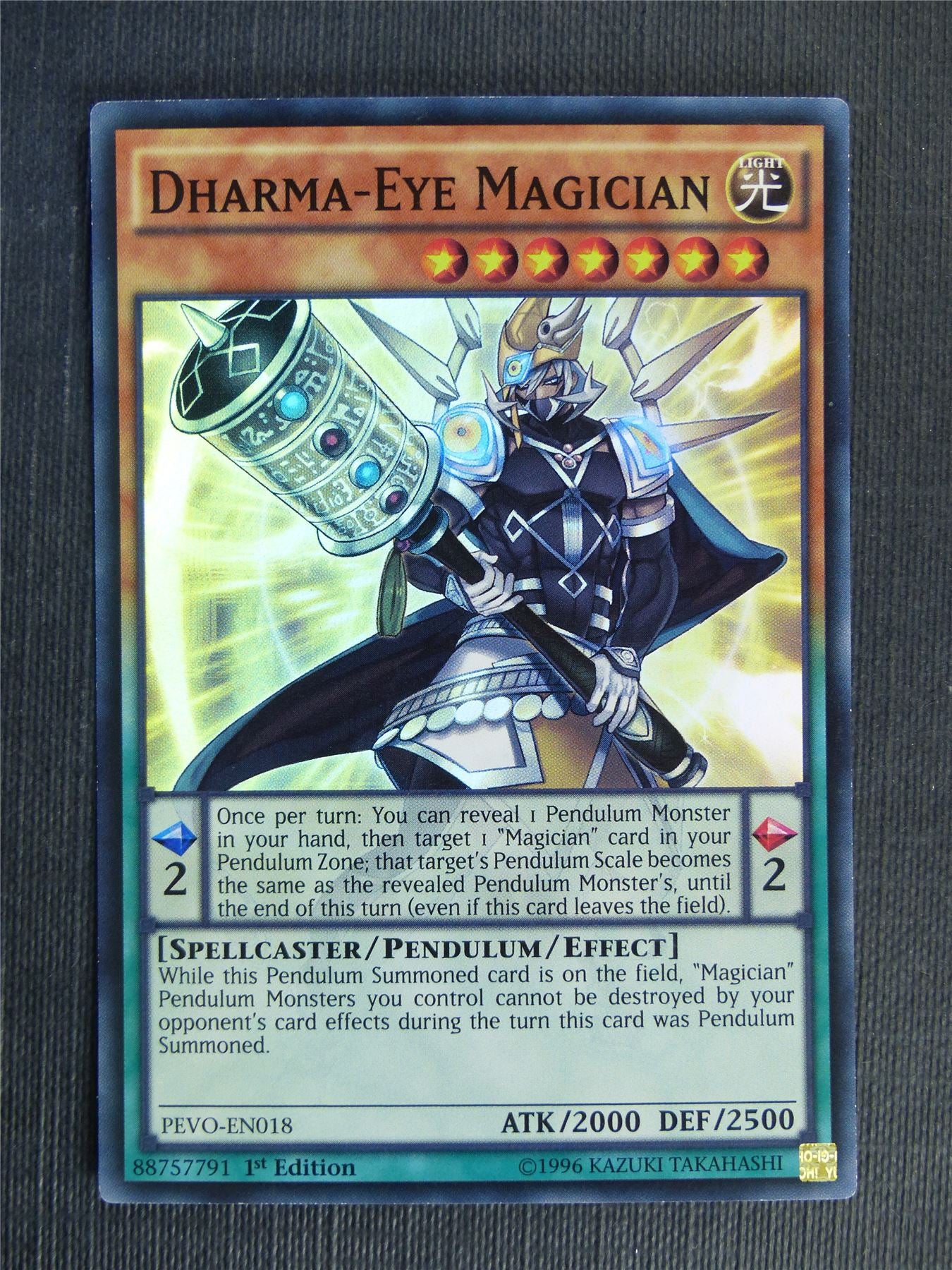 Dharma-Eye Magician PEVO SUper Rare - 1st ed - Yugioh Cards #VF