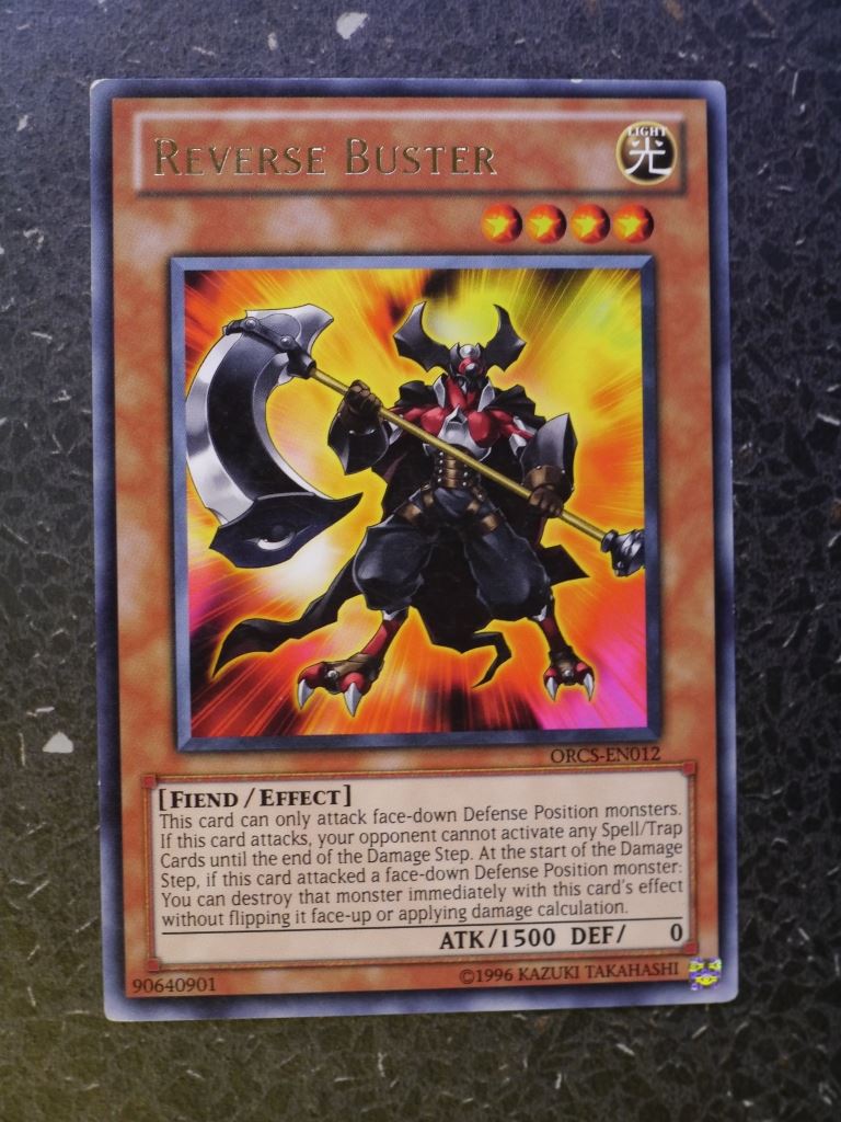 Yugioh Cards: REVERSE BUSTER ORCS RARE # 4B84