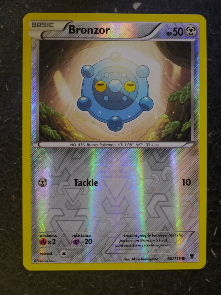 Pokemon Cards: BRONZOR 60/119 REVERSE HOLLOW # 5G12