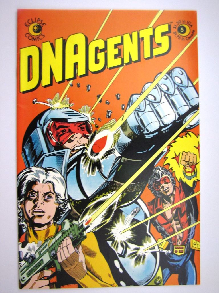 Eclipse Comics: THE DNAGENTS #5 AUGUST 1983 # 34J17