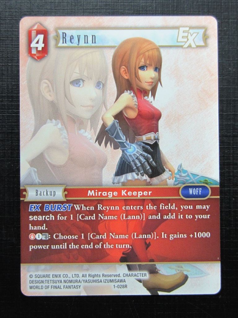 Final Fantasy Cards: REYNN 1-028R # 24G2